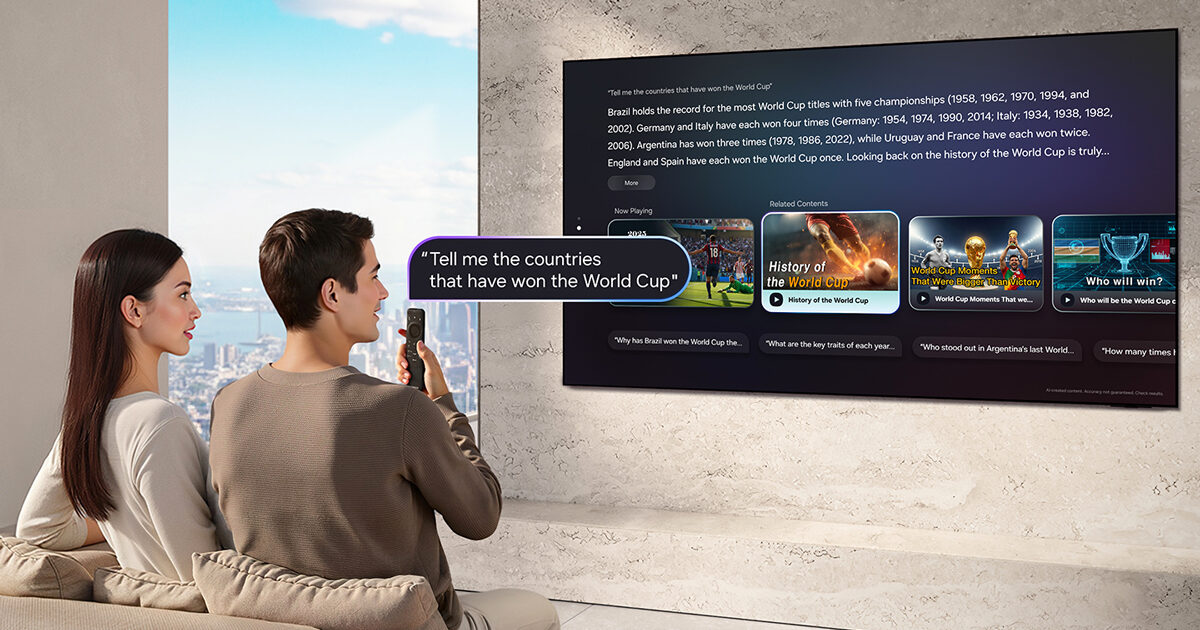 Samsung lancia Vision AI Companion, l’assistente intelligente per le sue TV, ed il nuovo MicroRGB da 115?
