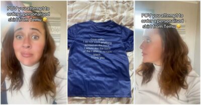 Copertina di “Avevo avuto una premonizione, ma non pensavo potesse succedere davvero”: mamma compra una maglietta su Temu a 3,96 euro, quando la riceve resta “senza parole”