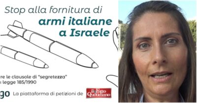 Copertina di Petizione del Fatto contro l’invio di armi a Israele, le voci alla nostra Festa: “Governi immobili, tocca alla società civile impegnarsi” – Firma
