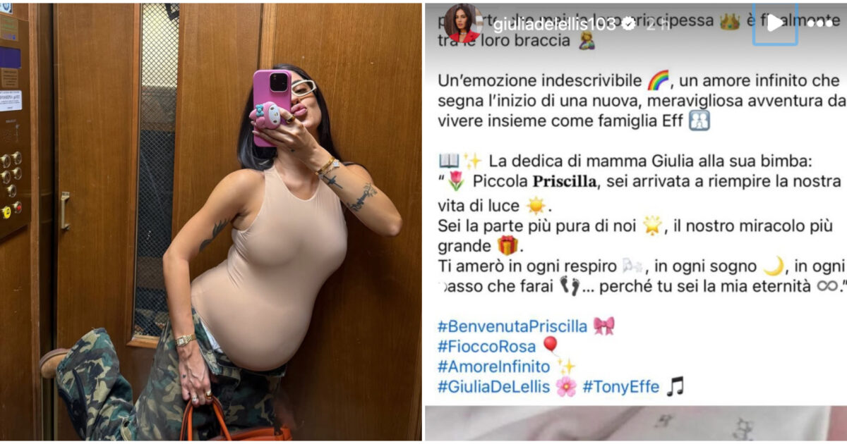 “Datevi una ca**o di regolata. Quella bambina nella foto che è diventata virale non è mia figlia. È una violenza”: Giulia De Lellis furiosa contro le fake news