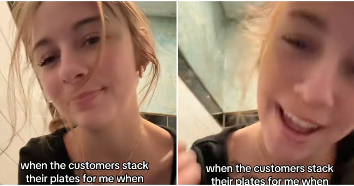 “I clienti al ristorante non devono mettere i piatti uno sopra l’altro quando finiscono perché mi rendono più difficile il lavoro”: lo sfogo di una cameriera