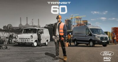 Copertina di Ford Transit, celebra 60 anni il furgone che muove l’Europa e sostiene l’economia