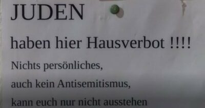 Copertina di Choc in Germania per cartello con la frase: “Vietato l’ingresso agli ebrei”. Negoziante indagato