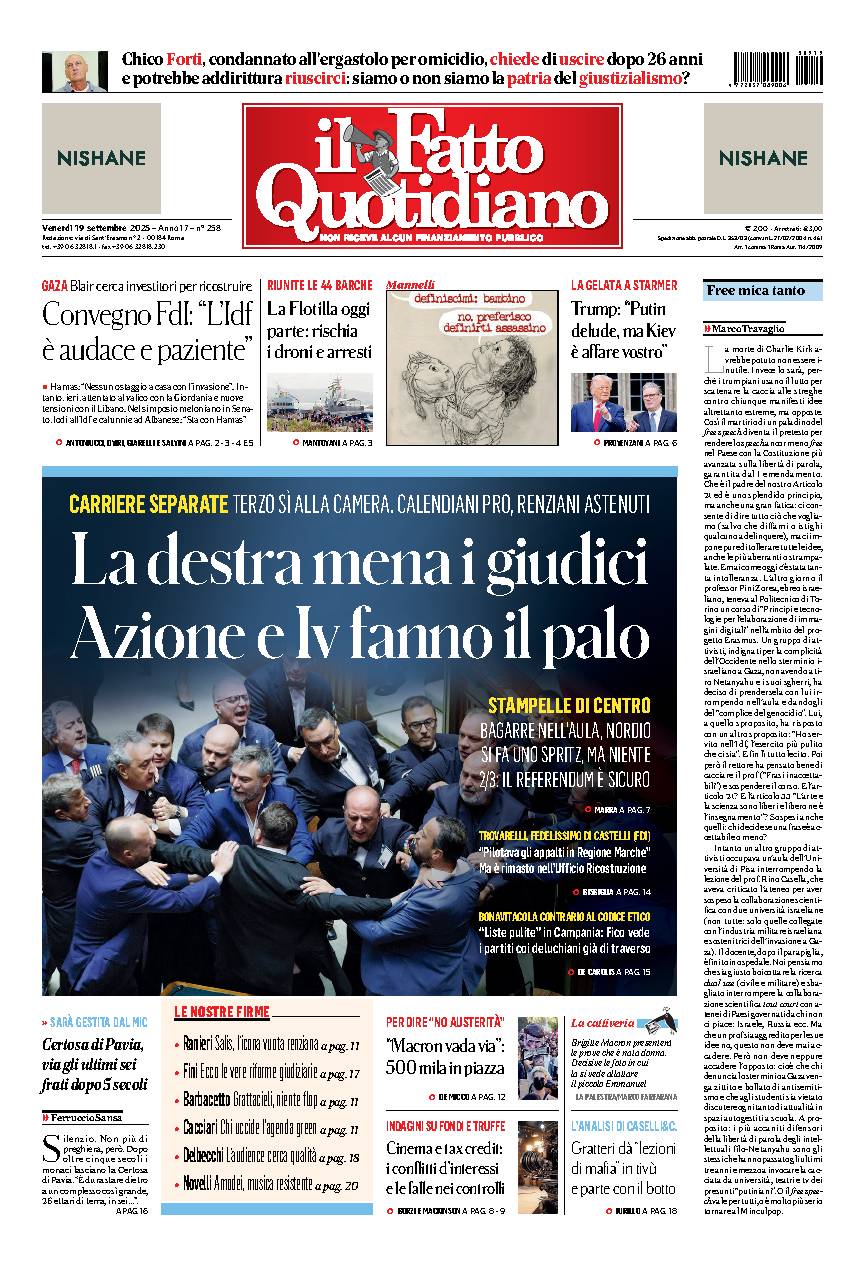 Copia del giorno de Il Fatto Quotidiano