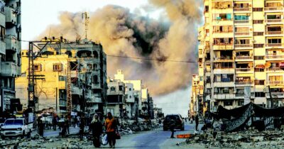 Copertina di Gaza City, 480mila cacciati. Abbas all’Onu solo in video