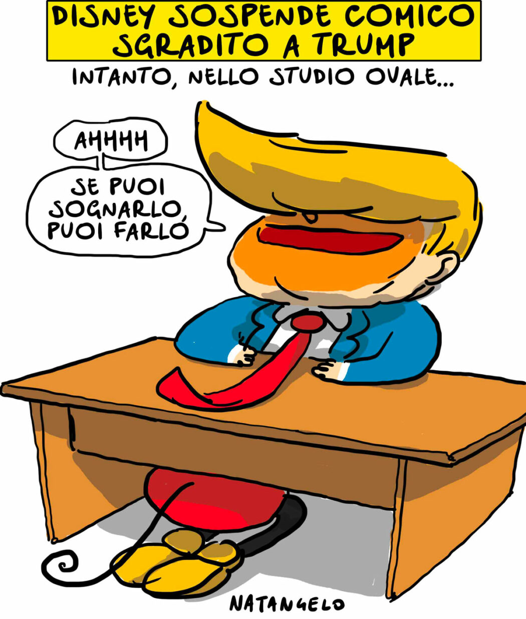 La vignetta di Natangelo