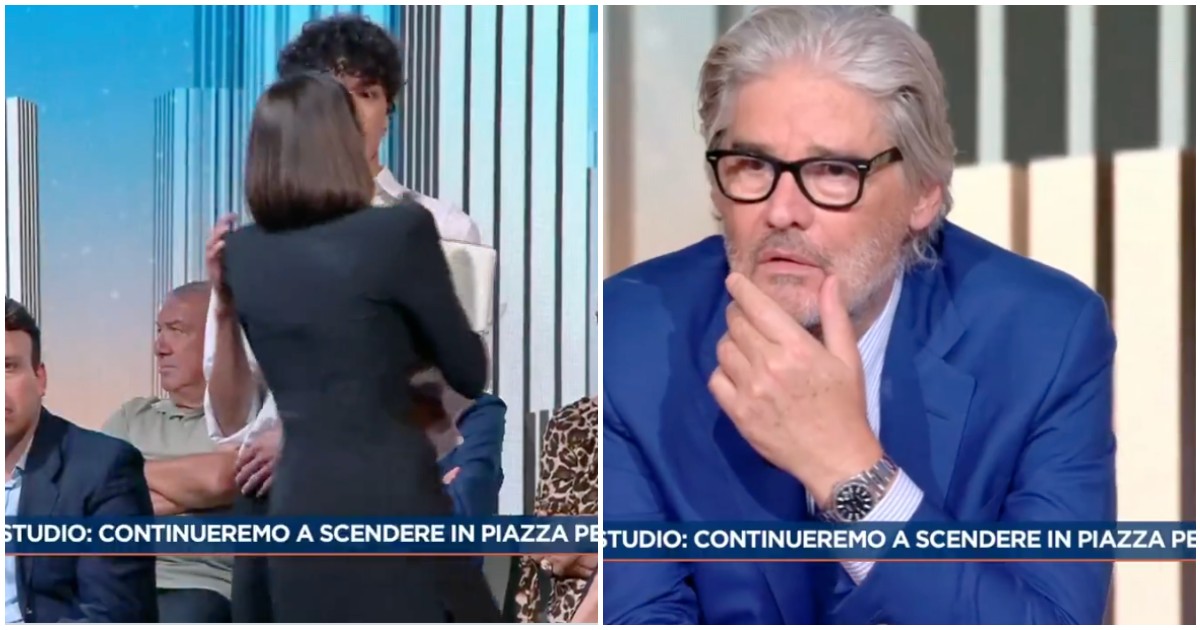 “Non preoccupatevi e continuiamo la trasmissione”: la collega sviene in diretta ma Paolo Del Debbio fa finta di nulla, la sua reazione fa discutere “Non preoccupatevi e continuiamo la trasmissione”: la collega sviene in diretta ma Paolo Del Debbio fa finta di nulla, la sua reazione fa discutere