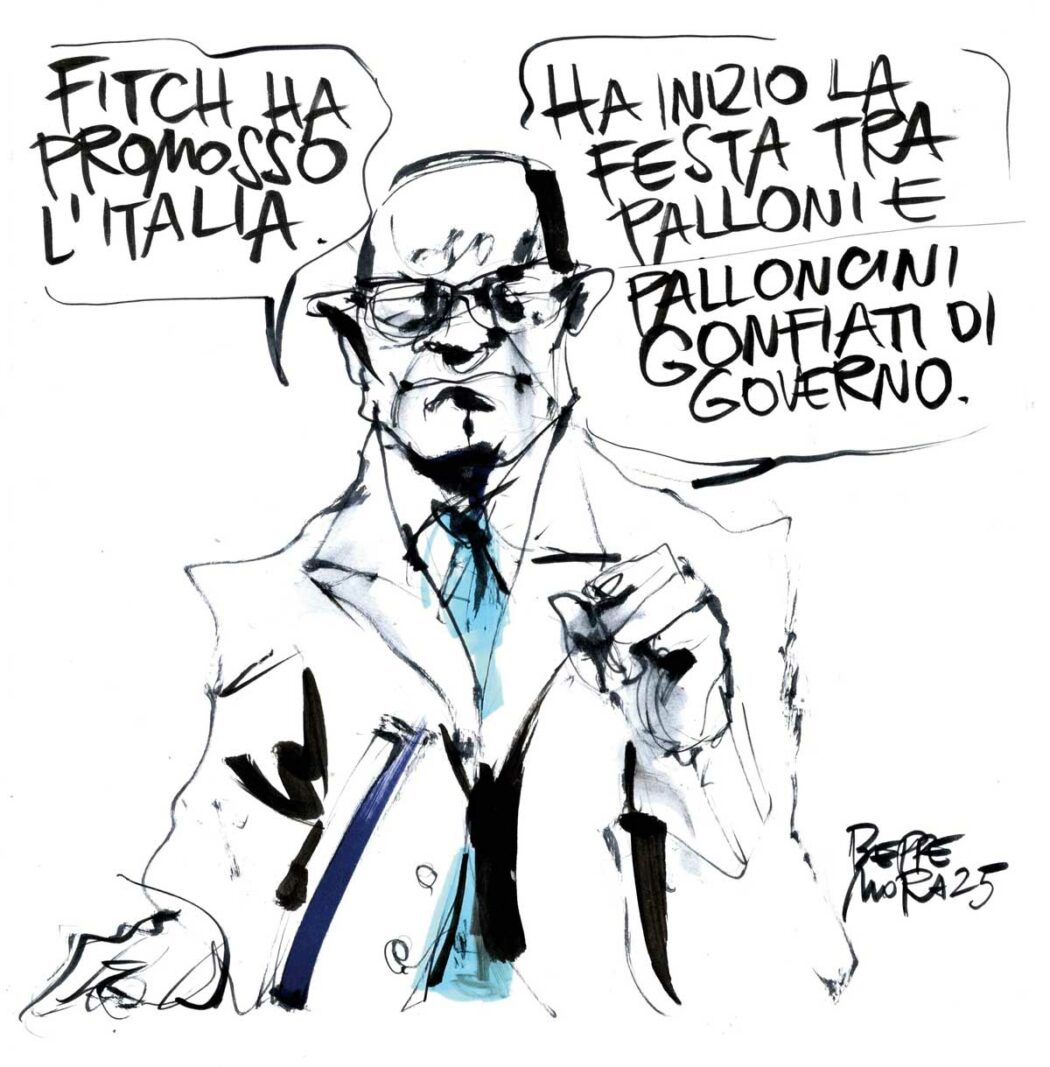 La vignetta di Beppe Mora