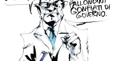 Copertina di La vignetta di Beppe Mora