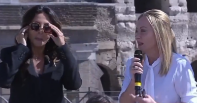 Copertina di Molte polemiche, poco pubblico per RaiUno: quando Mara Venier si collega con Giorgia Meloni (& Co.) a Domenica In, gli spettatori sono 1.909.000 (16% di share)