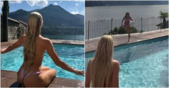 Copertina di Alisha Lehmann e Ramona Petzelberger, che tecnica a bordo piscina: il video della serie di palleggi