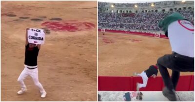 Copertina di “Fanc**o la corrida”: l’influencer Jeremstar fa irruzione nell’arena dei tori e scatena il caos, arrestato