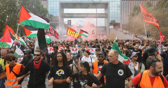 Nelle piazze per Gaza e Flotilla c’è un dato politico: la vittoria di Usb e Potere al popolo