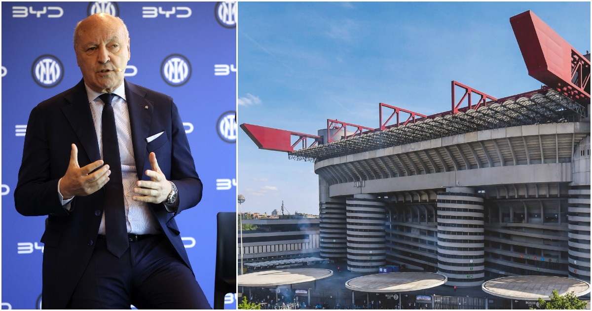 lo spot di marotta a reti unificate sulla vendita di san siro a inter e milan poi la minaccia se non si risolve andremo via da milano