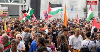 Copertina di “Il governo prenda le distanze”: bloccato il porto a Genova per Gaza. E l’Usb propone un embargo sulle merci da e per Israele