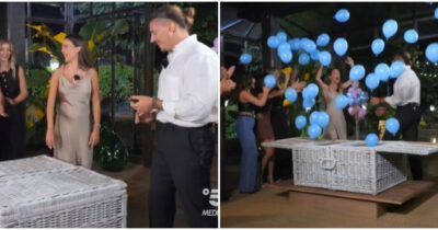Copertina di Temptation Island: Simone e Sonia, dopo la rottura, fanno il ‘gender reveal’ in diretta. Lei: “Voglio che sia un padre presente”