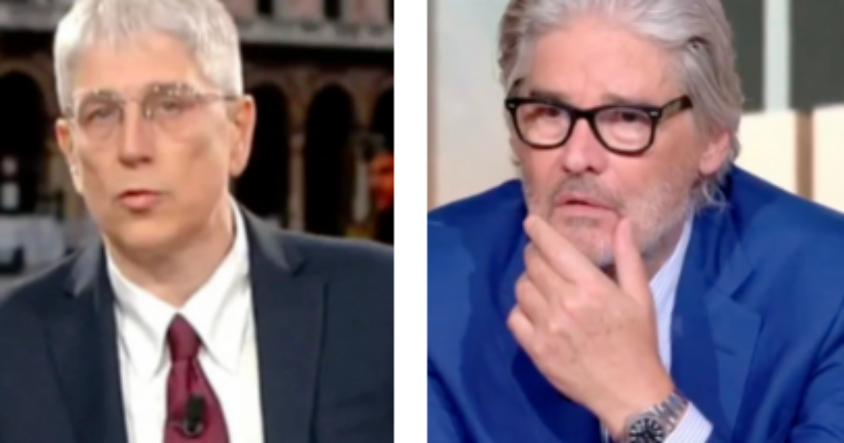 Mario Giordano appare a sorpresa alla conduzione di 4 di Sera al posto di Paolo Del Debbio: “Sono imbottigliato in questo cacchio di traffico”