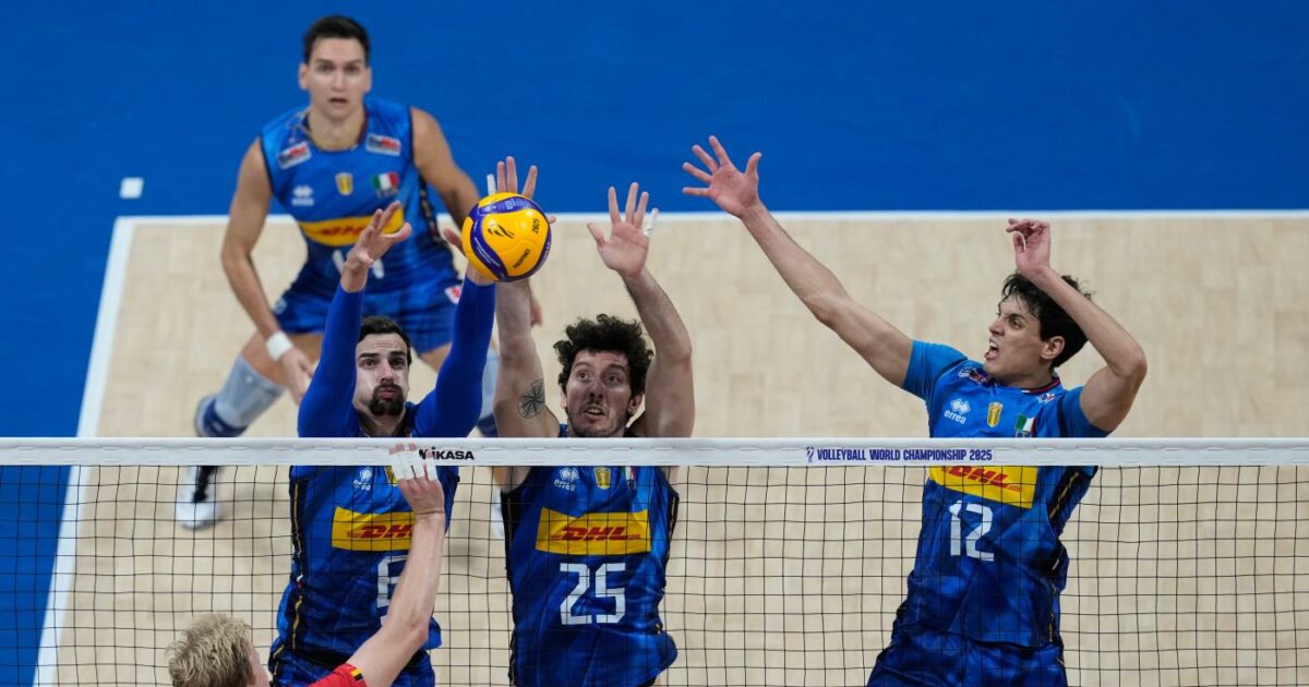 Mondiali volley, l’Italia domina il Belgio: è in semifinale