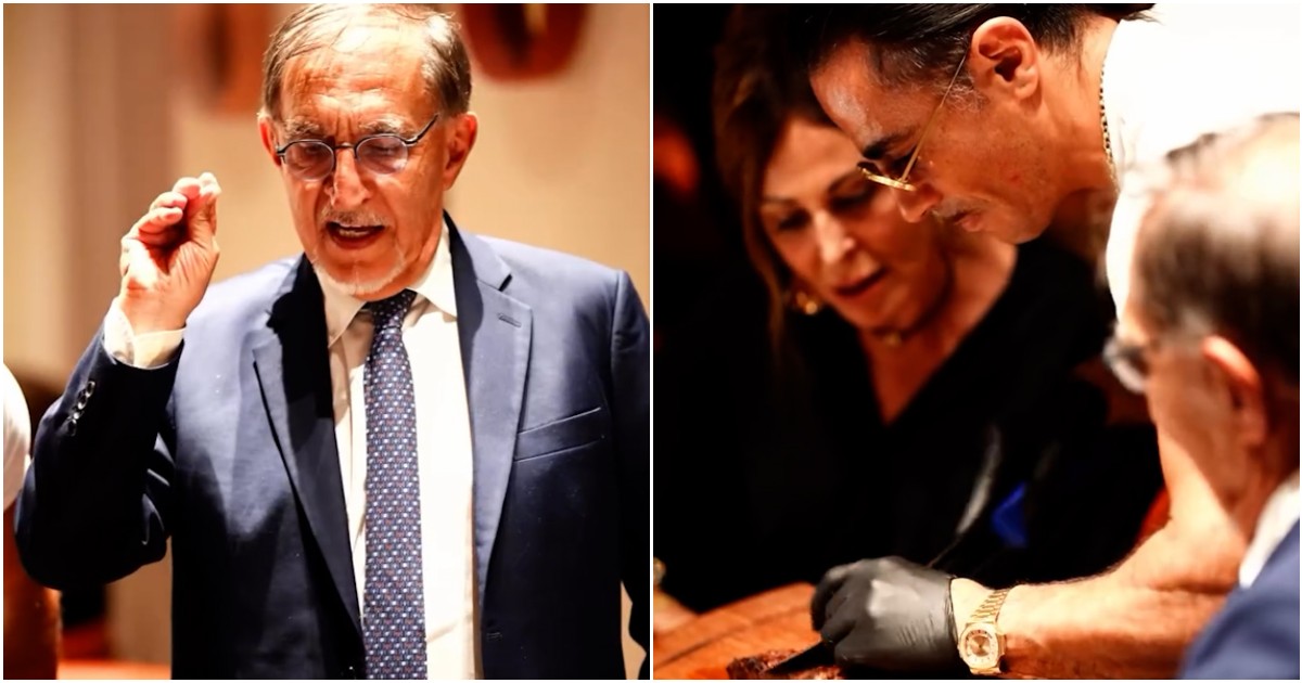 il presidente la russa e la ministra santanch232 a cena nel nuovo locale milanese dello chef salt bae