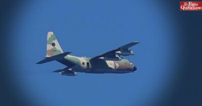 Copertina di “Un aereo militare israeliano ha sorvolato a bassa quota la Flotilla”: la denuncia di Emergency e le immagini