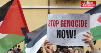 Copertina di “Embargo totale contro Israele, siamo pronti a bloccare tutto”: le voci dal presidio per la Global Sumud Flotilla