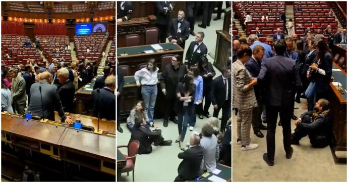 Attacco alla Flotilla: M5s, Avs e Pd occupano i banchi del governo alla Camera