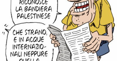 Copertina di La vignetta di Franzaroli