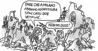 Copertina di La vignetta di Vauro