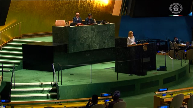 migranti ecologismo insostenibile e citazioni di papa francesco l8217intervento integrale di meloni all8217onu