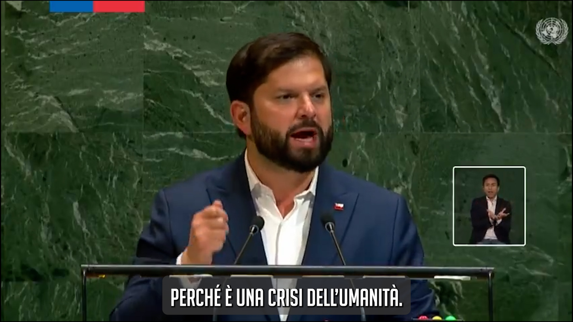 Il presidente cileno Boric all’Onu: “Gaza come l’Olocausto. Vorrei vedere Netanyahu davanti a un tribunale internazionale”