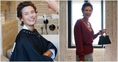 Copertina di Bianca Balti alla Milano Fashion Week con il nuovo look: i suoi capelli “soft crop” sono già un trend