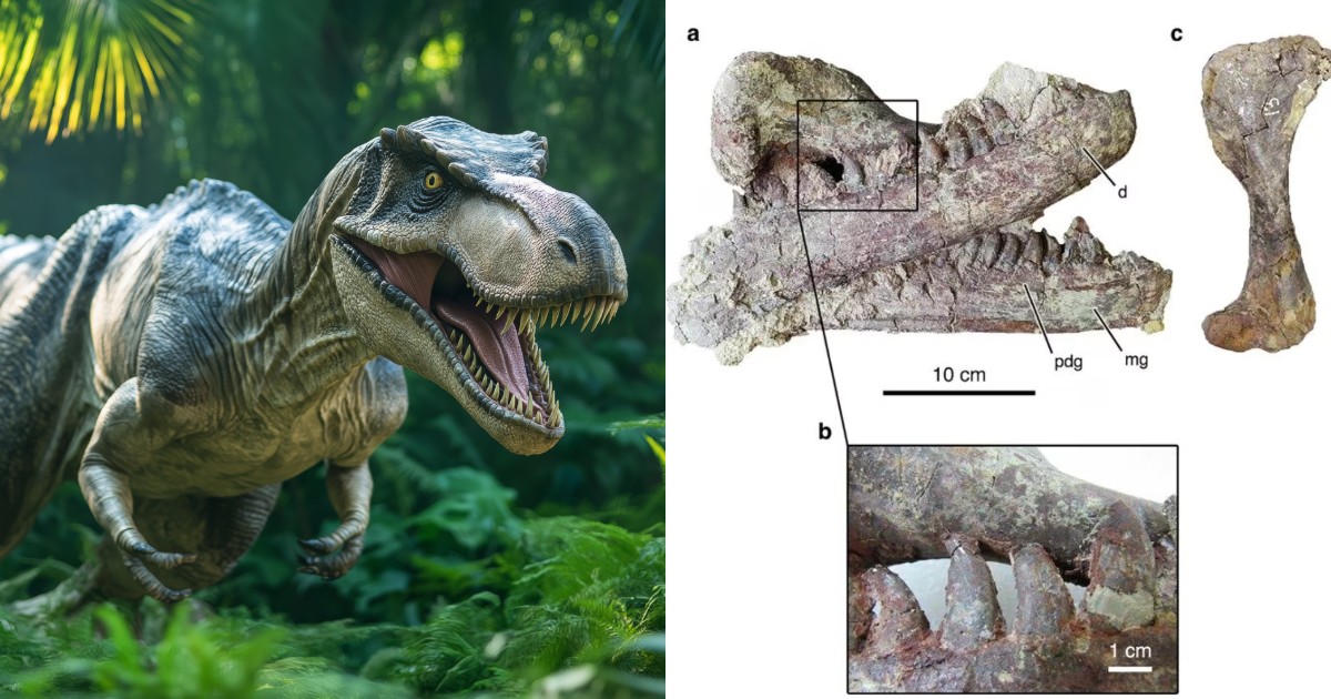 Scoperto un nuovo raptor gigante: “Tra i denti aveva una zampa di coccodrillo, è morto mentre divorava il suo ultimo pasto”