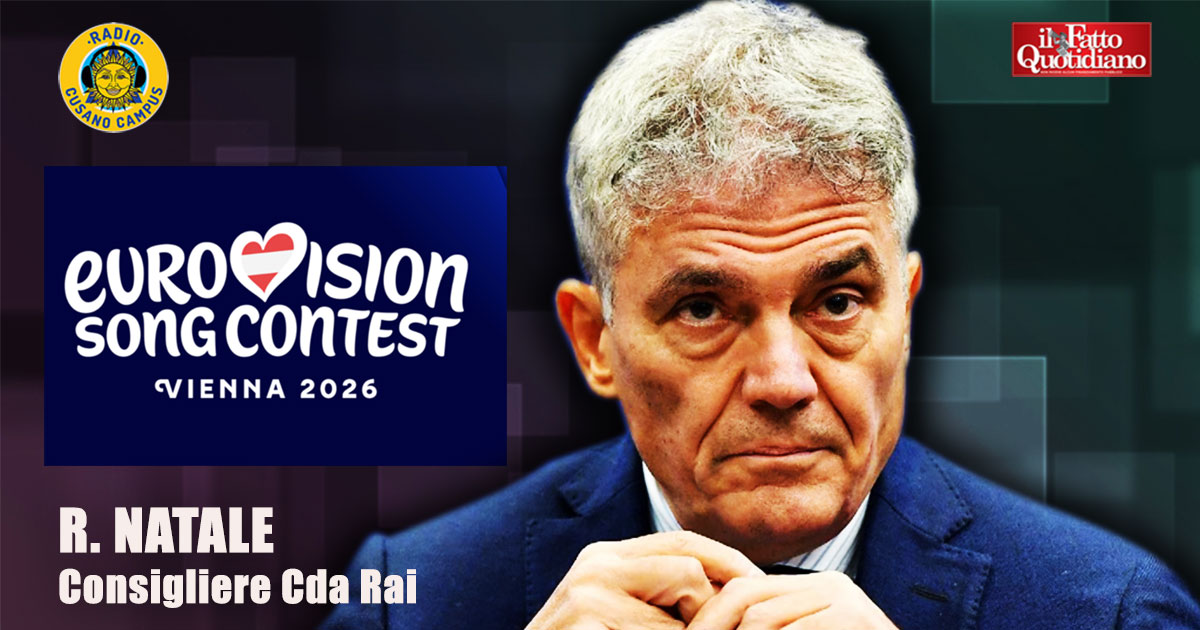 “A Eurovision 2026 non si può far finta di nulla su Gaza. Cinque reti europee hanno già deciso di non partecipare”: le parole di Natale (Cda Rai)