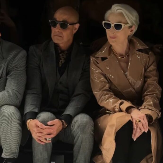 La sfilata di Dolce e Gabbana diventa il set de Il Diavolo Veste Prada 2: ecco Meryl Streep e Stanley Tucci nei panni di Miranda Priestly e Nigel