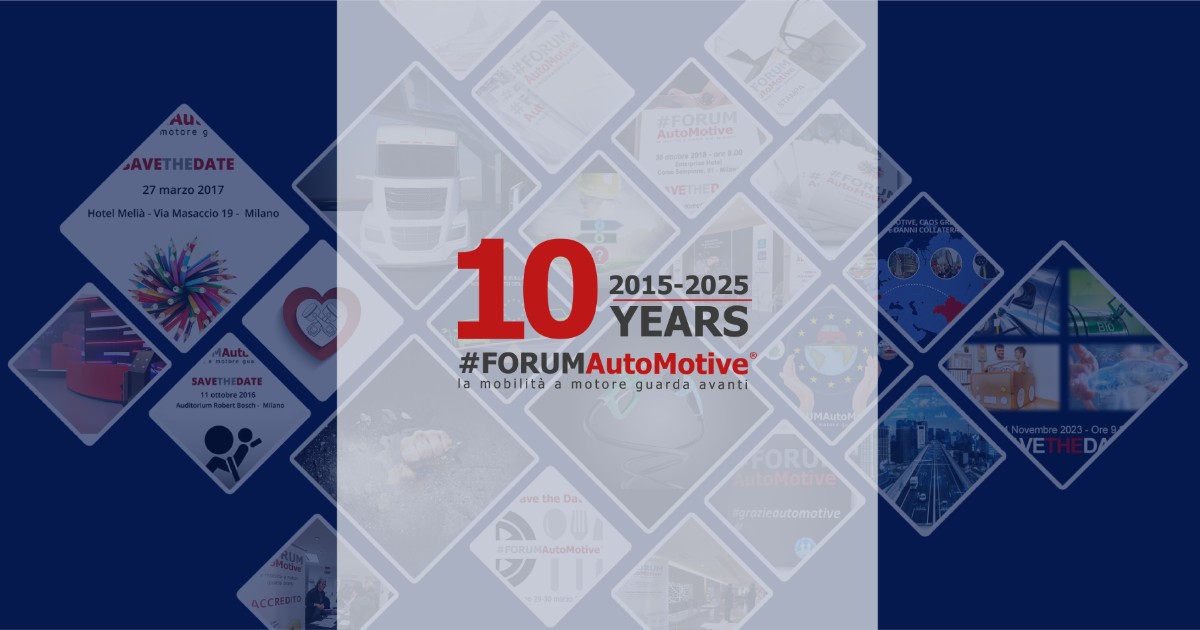 #FORUMAutoMotive, il 14 ottobre a Milano focus su sicurezza, inclusione e futuro dell’auto europea
