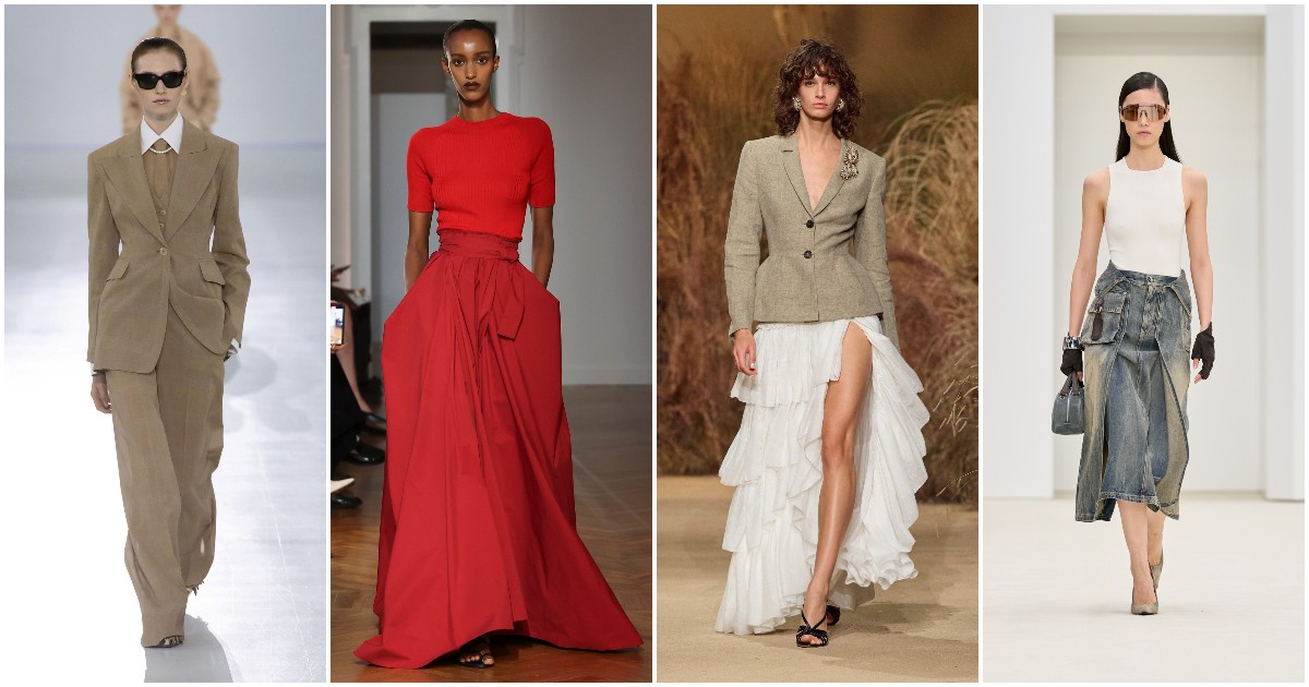 milano fashion week i migliori look la ricerca sui tessuti di ermanno scervino la gonna camicia di ferrari e il debutto di sa su phi