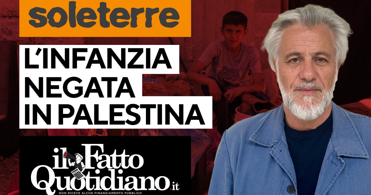l8217infanzia negata dei bambini palestinesi segui la diretta con damiano rizzi di soleterre