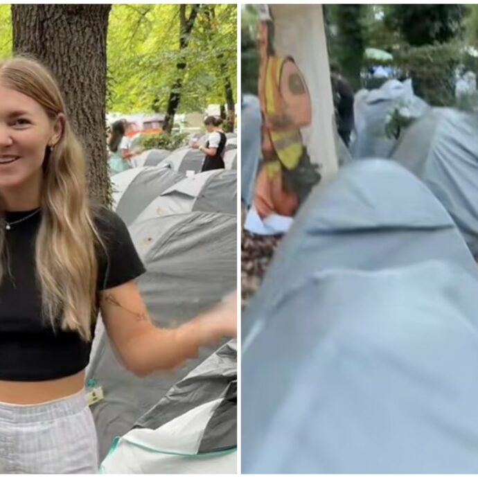 “Posso scegliere tra avere la mia valigia o avere il mio ragazzo nella tenda”: le lamentele dei campeggiatori all’Oktoberfest con qualcuno che parla di “esperienza disgustosa”