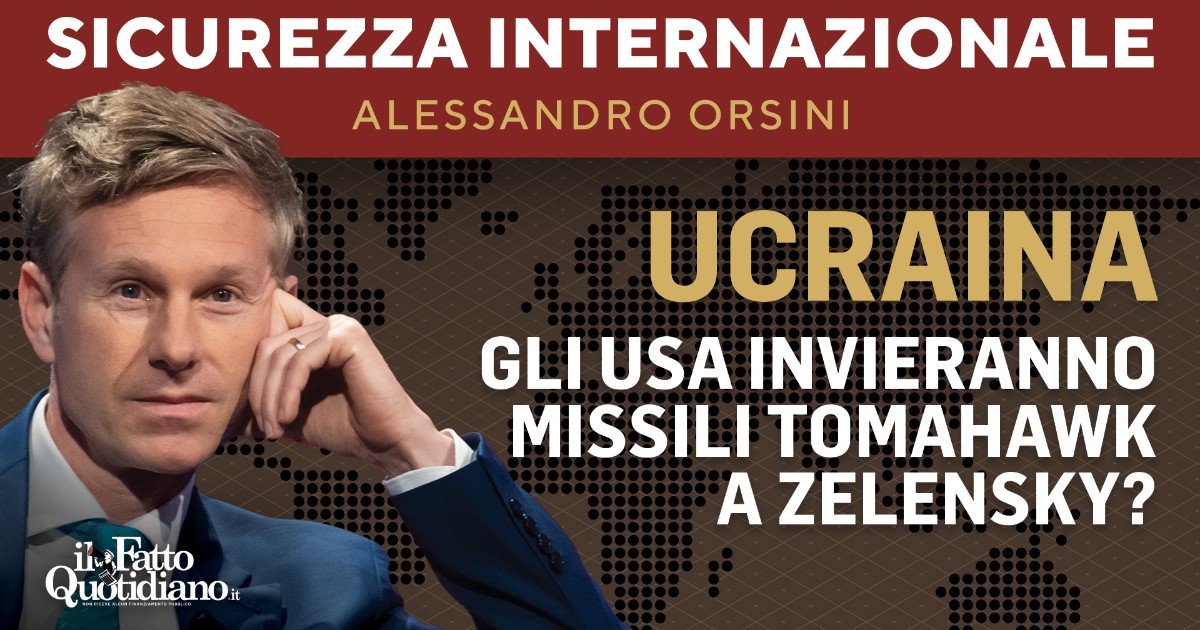 gli usa invieranno missili tomahawk a zelensky la diretta con alessandro orsini