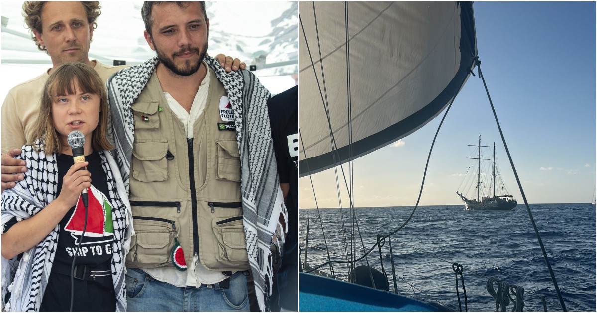 “Noi Flotilla di Hamas? Israele diffama come fa da anni. Siamo a 150 miglia da Gaza: da ora in poi siamo a rischio e l’allerta è massima” | Intervista a Thiago Avila, l’attivista sulla Global Sumud