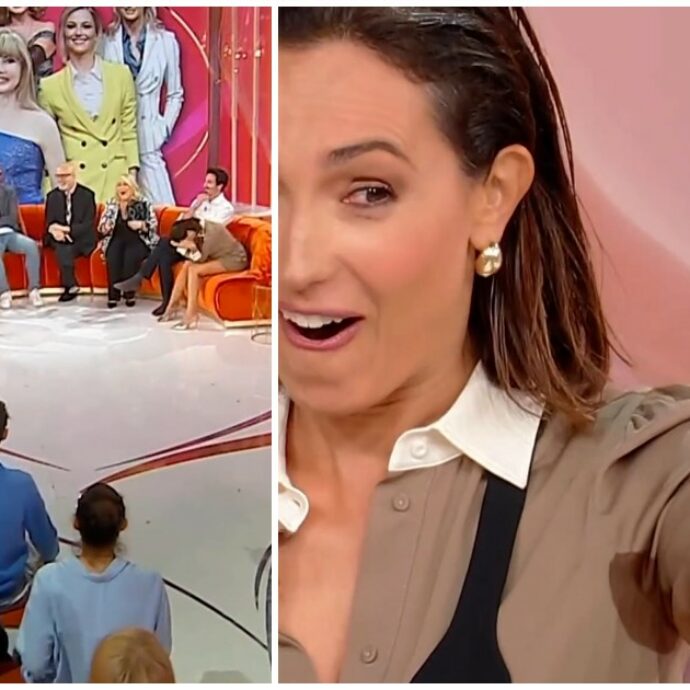 “Hai l’ascella pezzata. Ci è permesso sudare”: Martina Colombari imbarazza Caterina Balivo in diretta