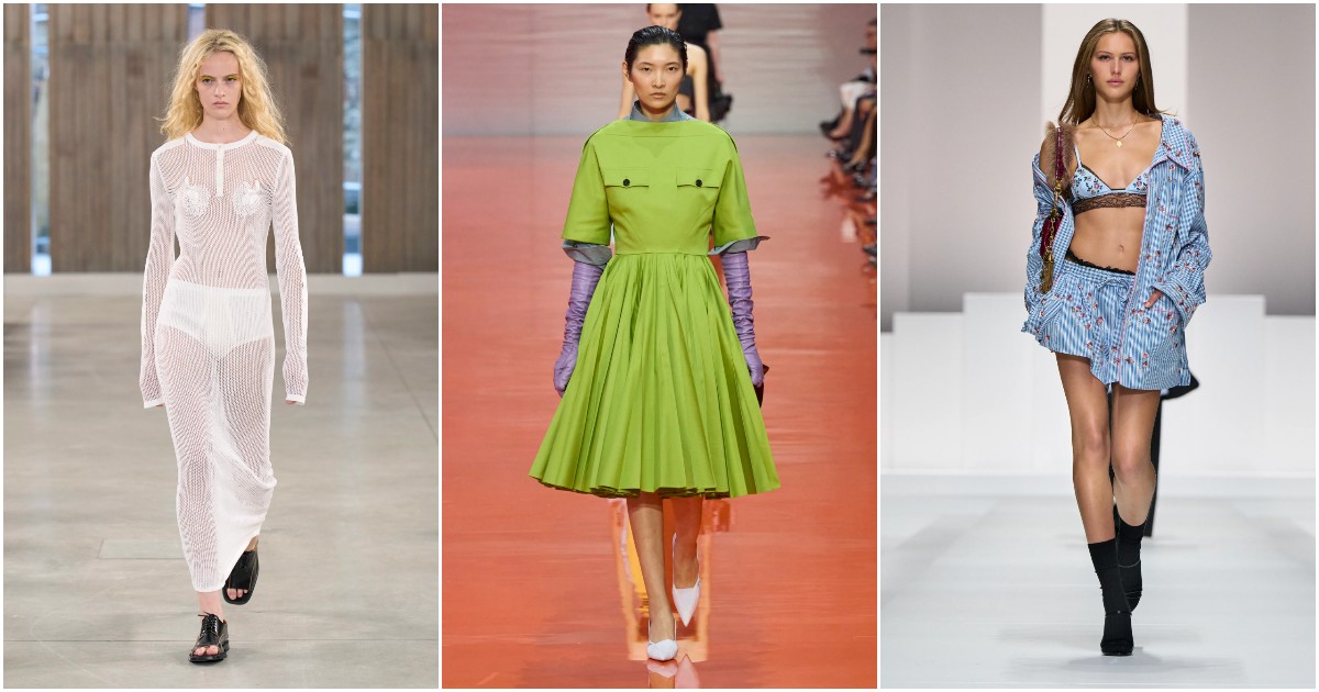 Milano Fashion Week, le 7 tendenze da copiare dalle passerelle: dal reggiseno a vista alle frange e i colori fluo, i trend per la prossima stagione