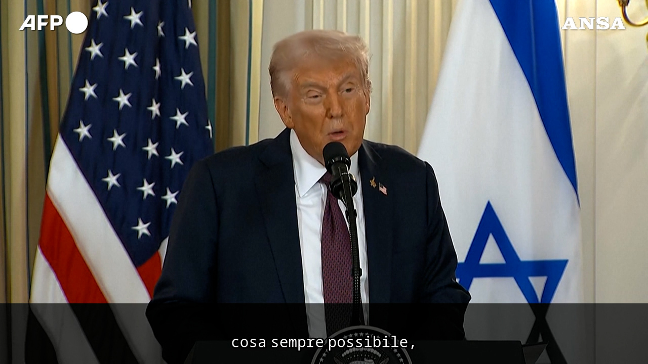Trump: “Se Hamas rifiuta l’accordo di pace, Israele ha il mio pieno appoggio per distruggerli” – Video