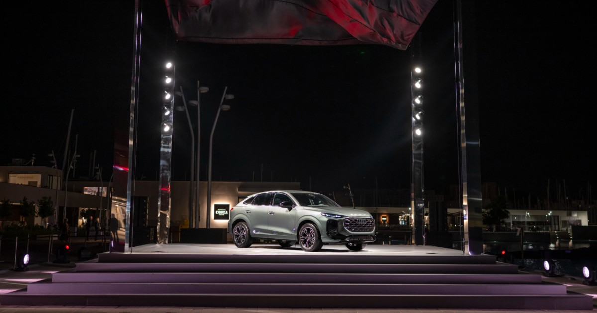 audi q3 sportback debutta in italia design e innovazione si incontrano a palermo
