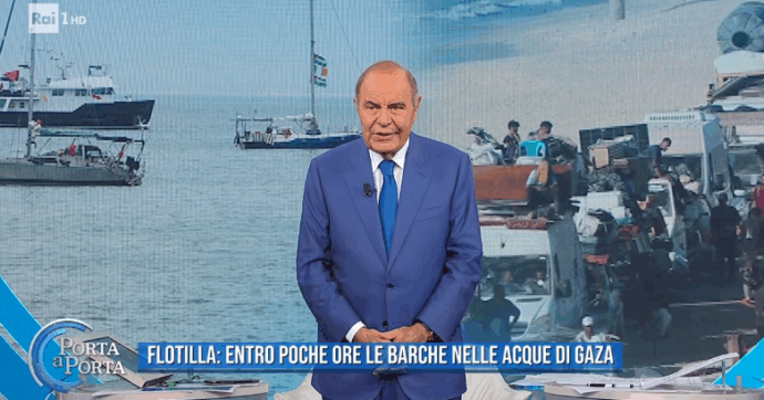 Vespa insulta l’attivista della Flotilla: “Di aiutare Gaza non ve ne fotte niente”. Floridia: “Intollerabile, la Rai intervenga”