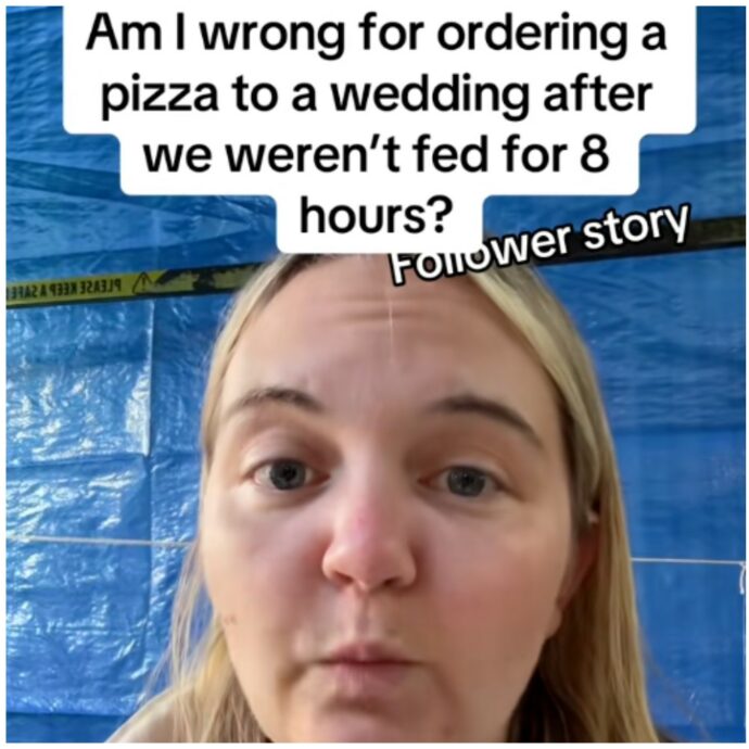 “Avevo fame e al banchetto di nozze servivano solo piccoli canapè. A quel punto ho deciso di ordinare una pizza”: la confessione dell’invitata e la rabbia della sposa