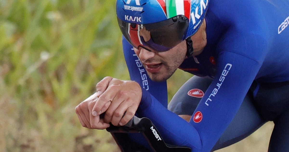 ganna 232 argento nella cronometro degli europei di ciclismo l8217azzurro si inchina a evenepol ha fatto un tempone