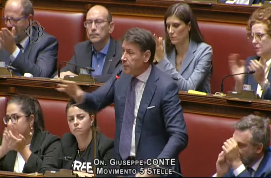 flotilla conte politica estera del governo disonorevole e sconcia azione firma la risoluzione del centrodestra