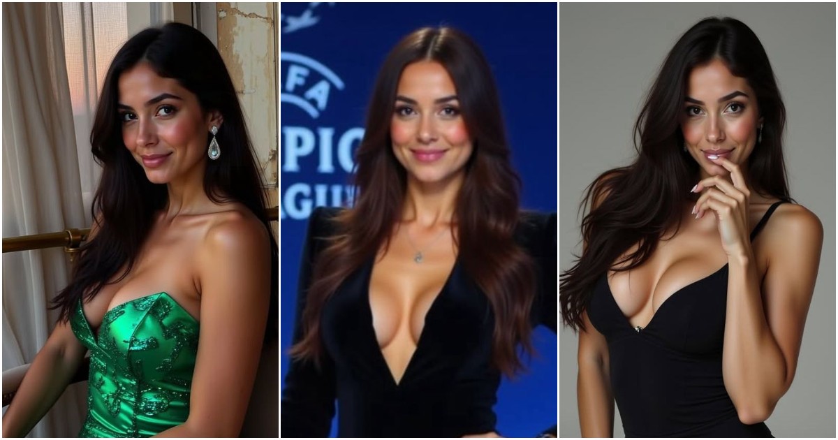 sei la migliore anche in tv il caso della conduttrice della champions che non esiste creata con l8217ai e virale sui social