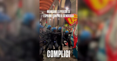 Copertina di Tensioni al corteo pro Palestina a Torino: cariche della polizia davanti alla stazione di Porta Nuova